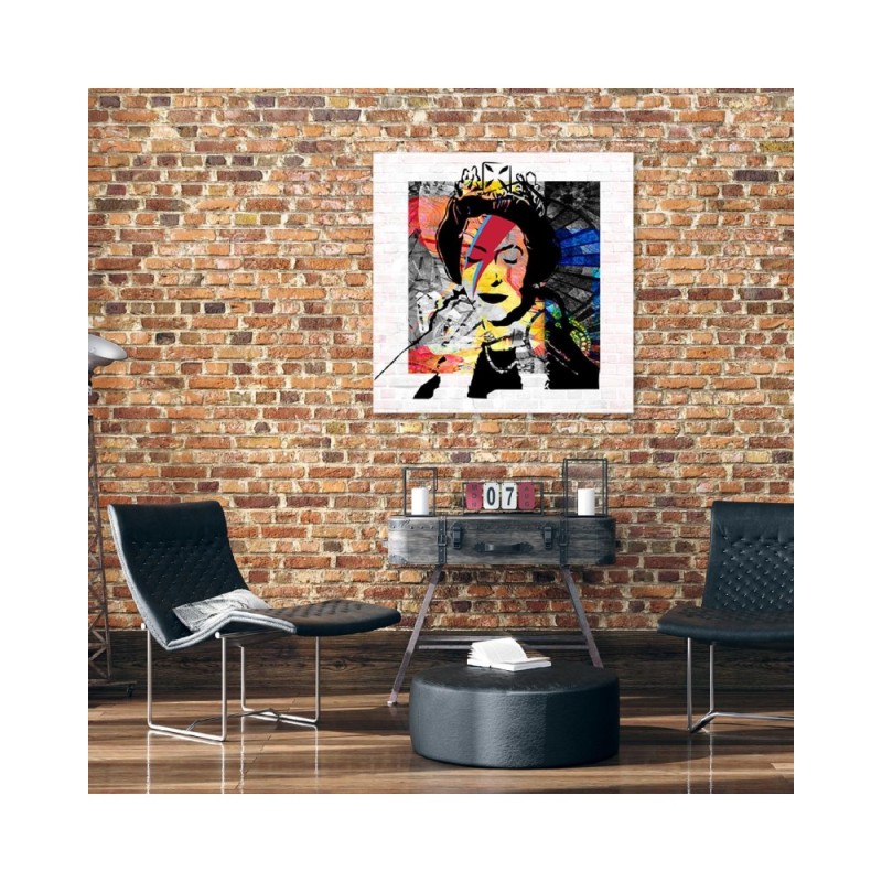 Modernes Wandbild - Banksy Queen of England | Feeby