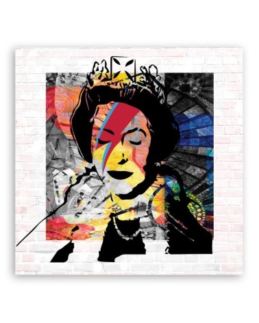 Modernes Wandbild - Banksy Queen of England | Feeby