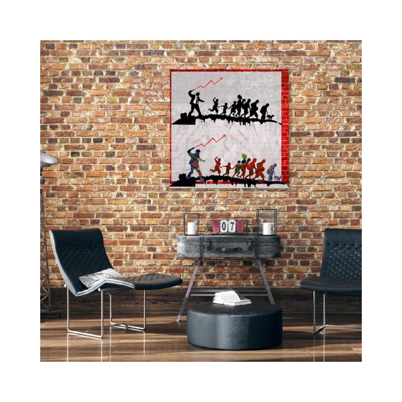 Leinwandbild - Banksy die Peitsche | Feeby