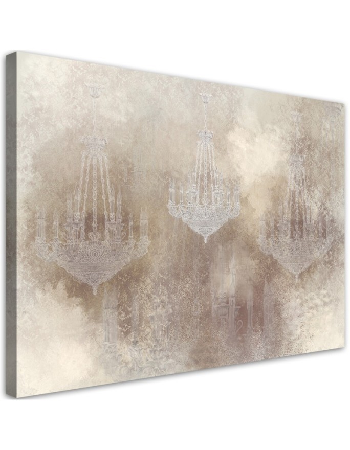 Leinwandbild modern - Kronleuchter | Feeby