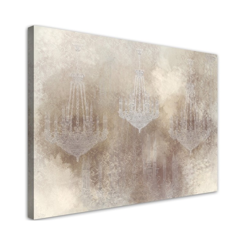 Leinwandbild modern - Kronleuchter | Feeby