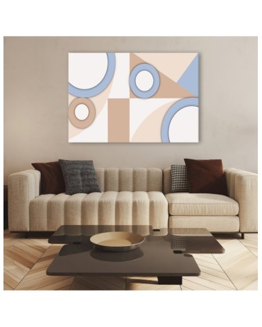 Modernes Wandbild - Geometrische Abstraktionsformen | Feeby