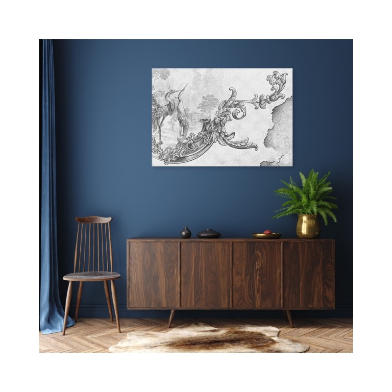 Bild auf Leinwand - Wildvögel und Blätter | Feeby