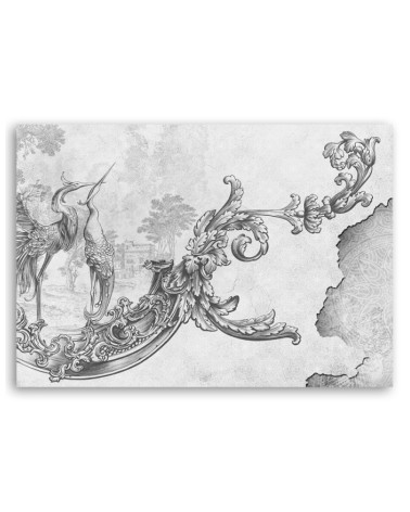 Bild auf Leinwand - Wildvögel und Blätter | Feeby