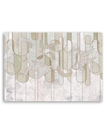 Modernes Wandbild - Scandi Boho Abstrakt in Beige | Feeby
