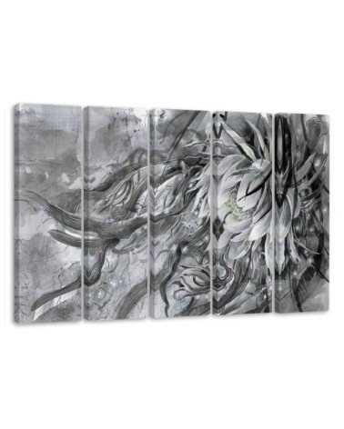 Multipart painting for the room - Flower of the queen of the night | FEEBY