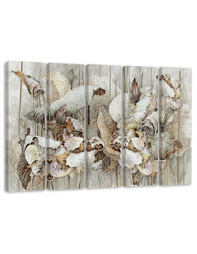 Leinwandbild - Saint Lotos Blumen | Feeby