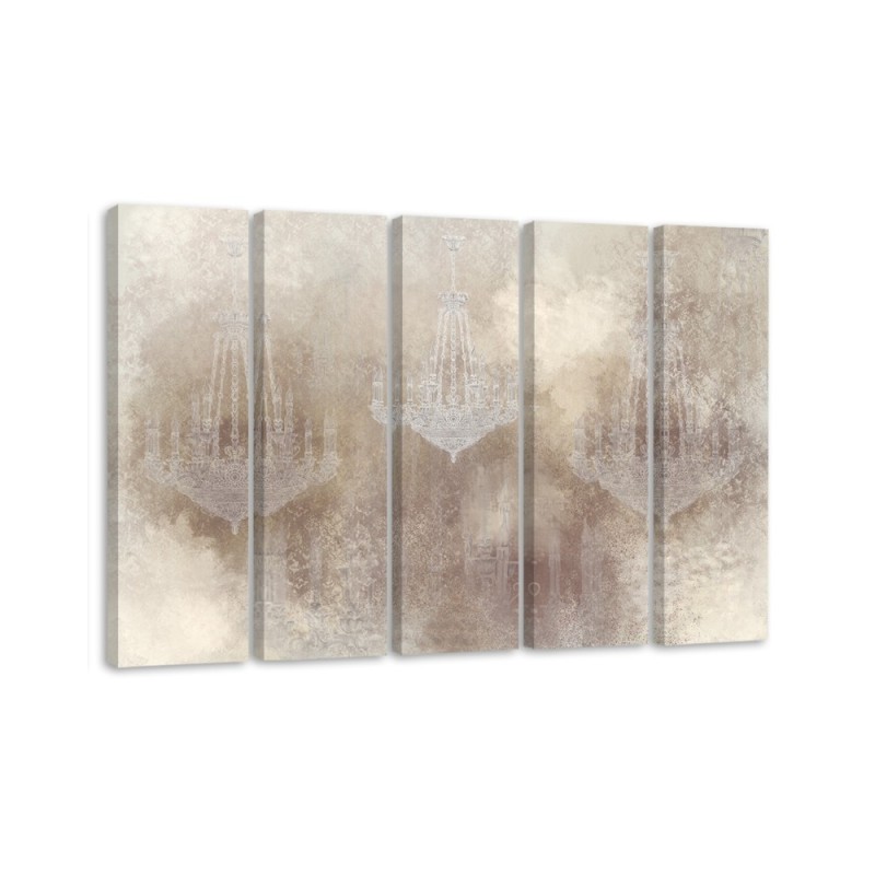 Modernes Wandbild - Kronleuchter | Feeby