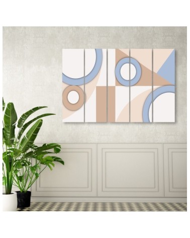 Leinwandbild modern - Geometrische Abstraktionsformen | Feeby