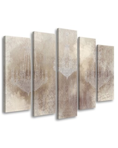 Leinwandbild - Kronleuchter | Feeby