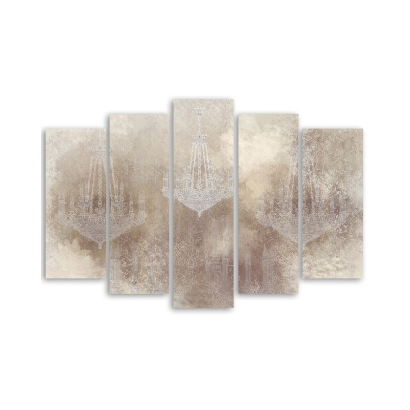 Leinwandbild - Kronleuchter | Feeby