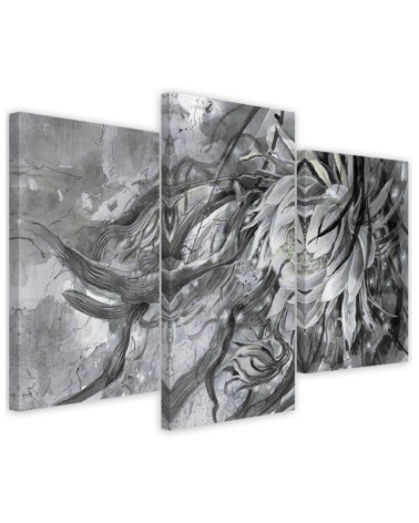 Printed canvas painting for wall - Bouquets of flowers | FEEBY