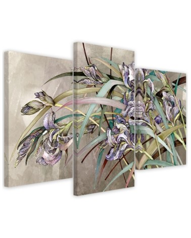 Picture on Canvas of Irises in the wind | FEEBY