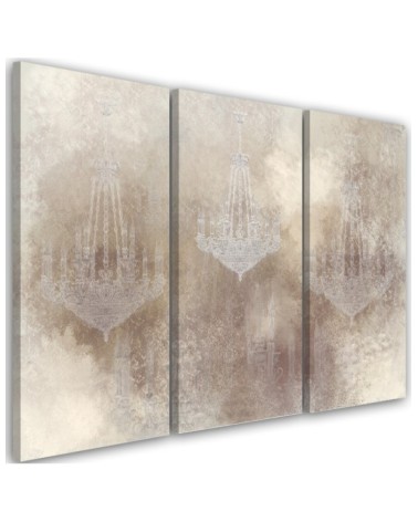 Vintage style painting for wall - Chandeliers | FEEBY