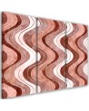 Canvas print printed on canvas - Vertical wavy lines | FEEBY