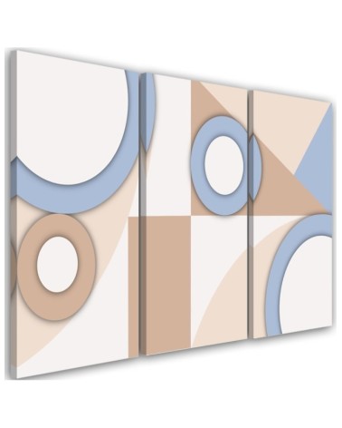 Obraz do pokoju dziećięcego - Geometryczne kształty abstrakcja boho