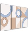Obraz do pokoju dziećięcego - Geometryczne kształty abstrakcja boho