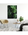 Monstera liście - obraz nowoczesny do salonu na ścianę