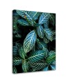 Canvas painting for dining room, kitchen - Tropical leaves | FEEBY