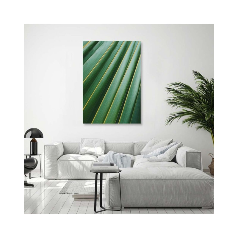 Modernes Wandbild - Fragment eines Palmenblattes | Feeby
