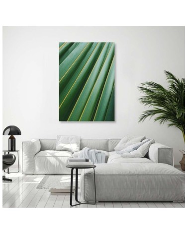 Modernes Wandbild - Fragment eines Palmenblattes | Feeby