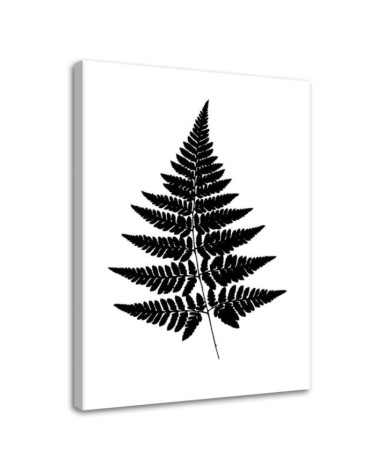 Canvas prints for living room wall - Fern leaf | FEEBY