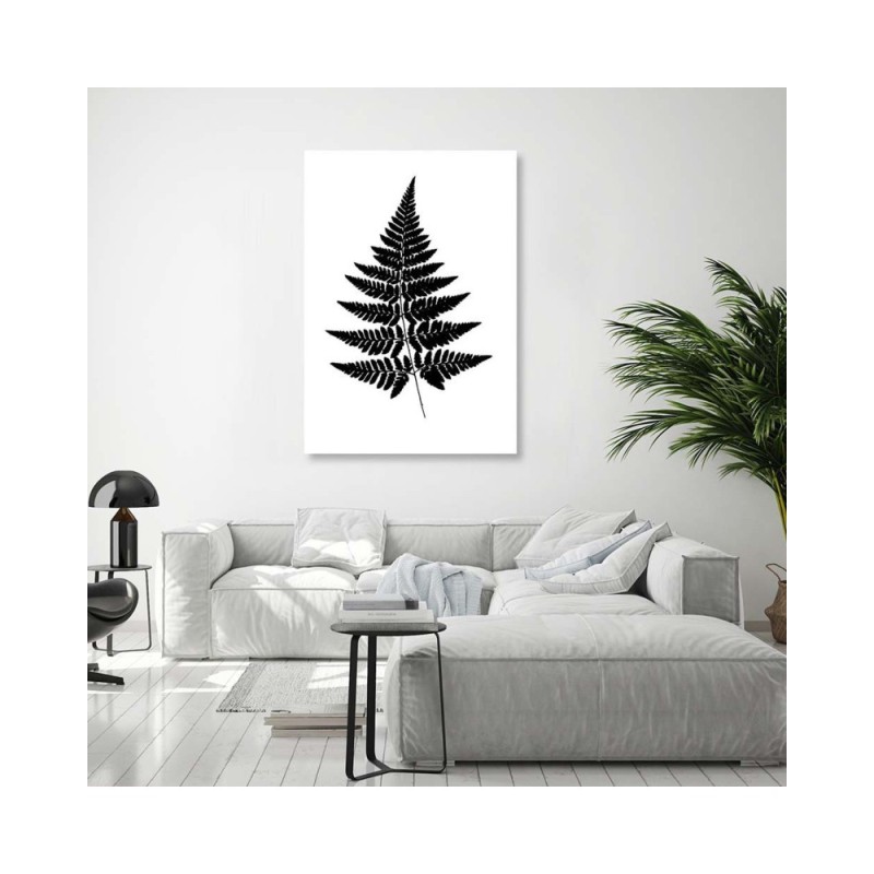 Leinwandbild modern - Farnblatt | Feeby