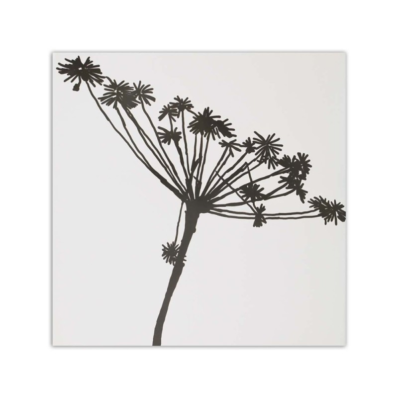 Leinwanddruck - Schwarzer Schatten des Cyperus | Feeby