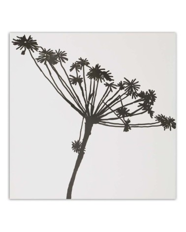 Leinwanddruck - Schwarzer Schatten des Cyperus | Feeby