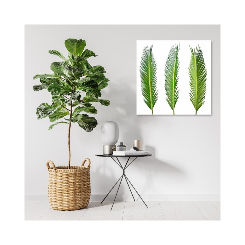 Leinwanddruck - Blumen - Grün | Feeby