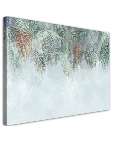Modern Canvas painting for bedroom - Palm leaves | FEEBY
