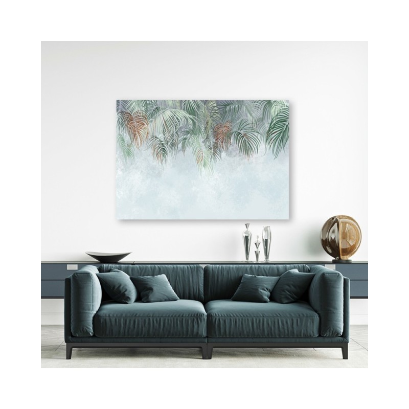 Leinwandbild - Palmenblätter | Feeby