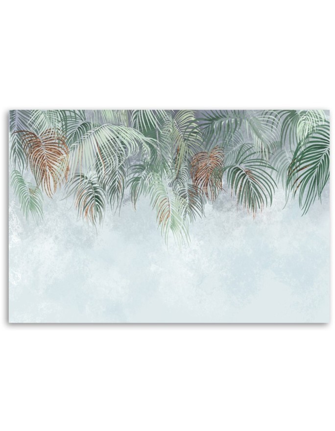 Modern Canvas painting for bedroom - Palm leaves | FEEBY