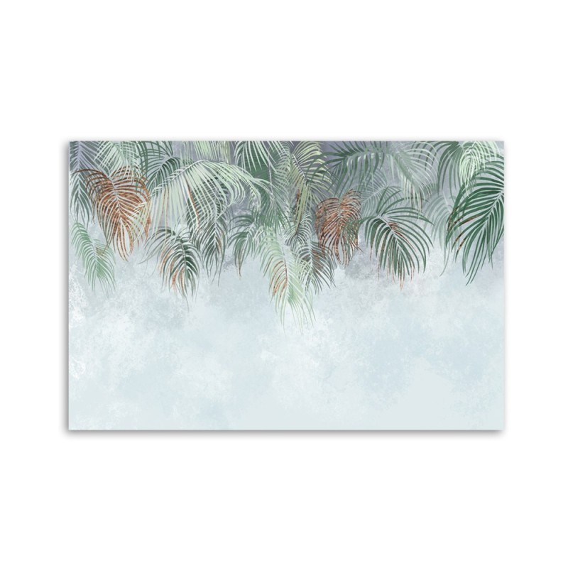 Leinwandbild - Palmenblätter | Feeby