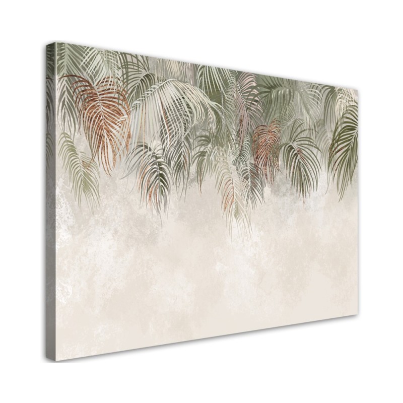 Modernes Wandbild - Palmenblätter | Feeby