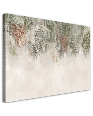Printed picture on Canvas for living room - Palm leaves. Buy now| | FEEBY