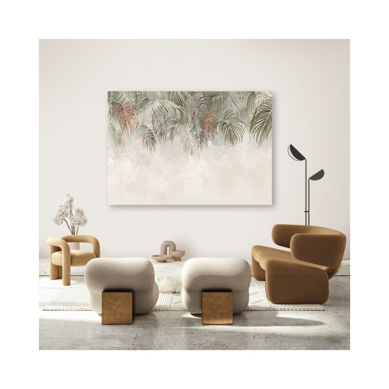 Modernes Wandbild - Palmenblätter | Feeby