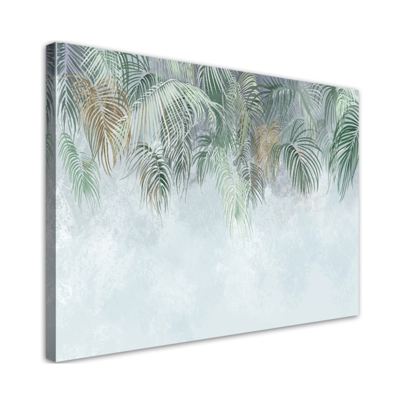 Leinwandbild - Palmenblätter | Feeby