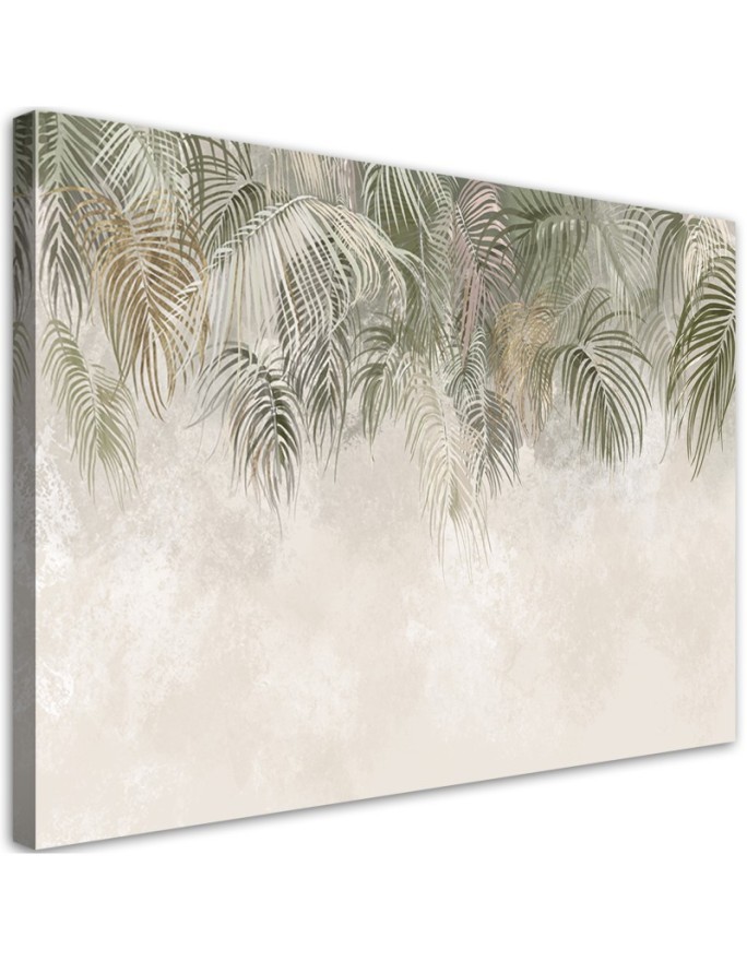 Bild auf Leinwand - Palmenblätter | Feeby