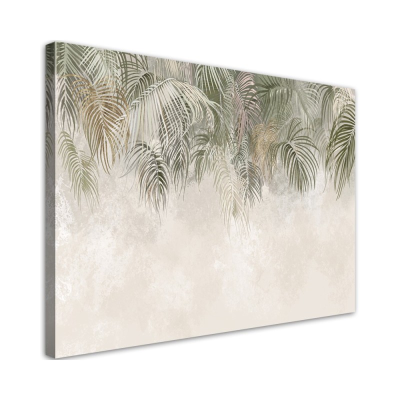 Canvas wall art painting modern - Palm leaves | FEEBY