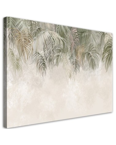 Canvas wall art painting modern - Palm leaves | FEEBY