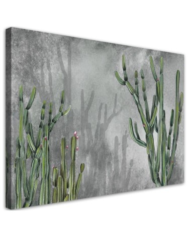 Dekoratives Leinwandbild - Großer Wüstenkaktus | Feeby