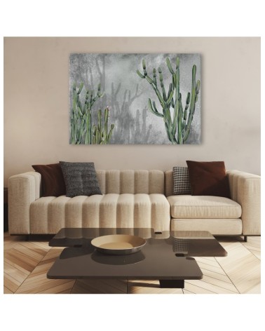 Dekoratives Leinwandbild - Großer Wüstenkaktus | Feeby