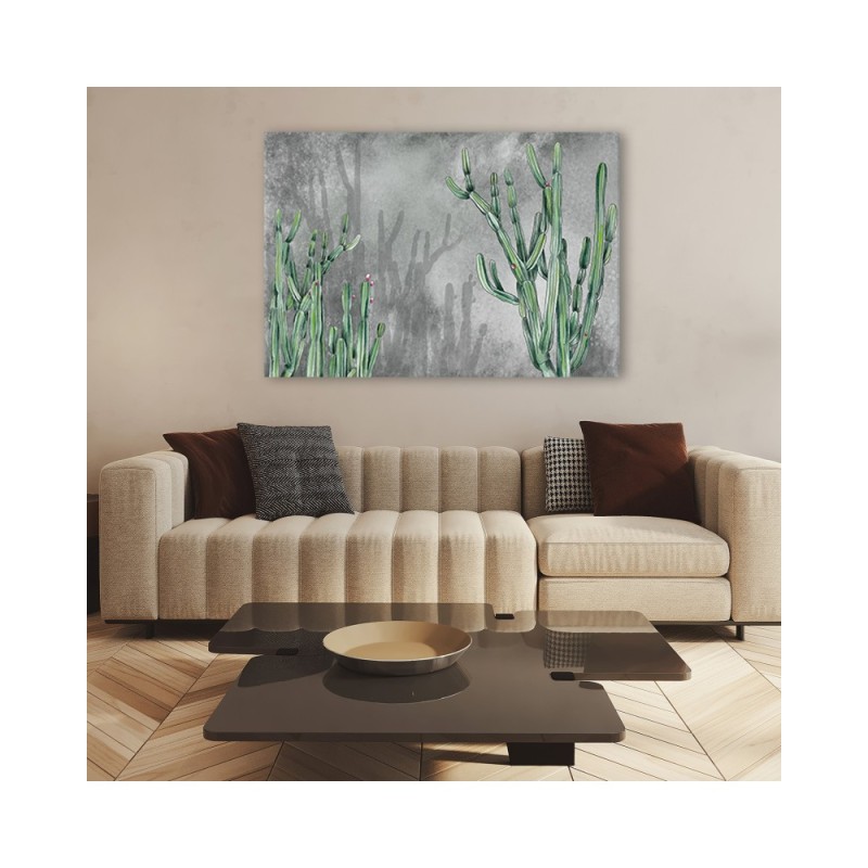 Leinwandbild - Großer Wüstenkaktus | Feeby