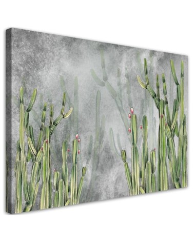 Living room modern wall art painting - Cactus plants | FEEBY