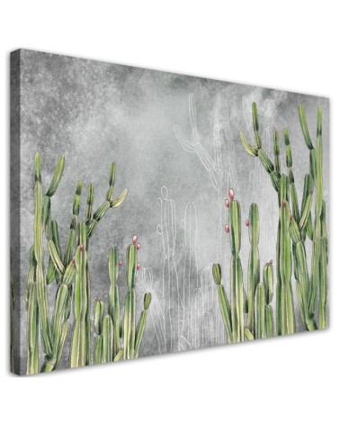Printed canvas wall art painting - Cactus plants | FEEBY
