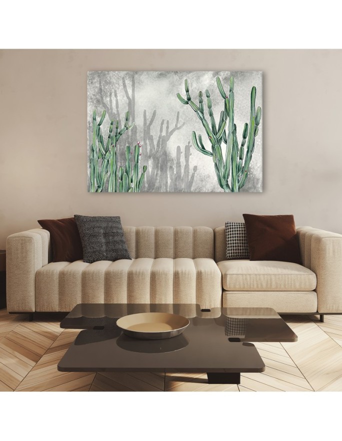 Obraz na ścianę drukowany canvas - Duży kaktus pustynny | FEEBY