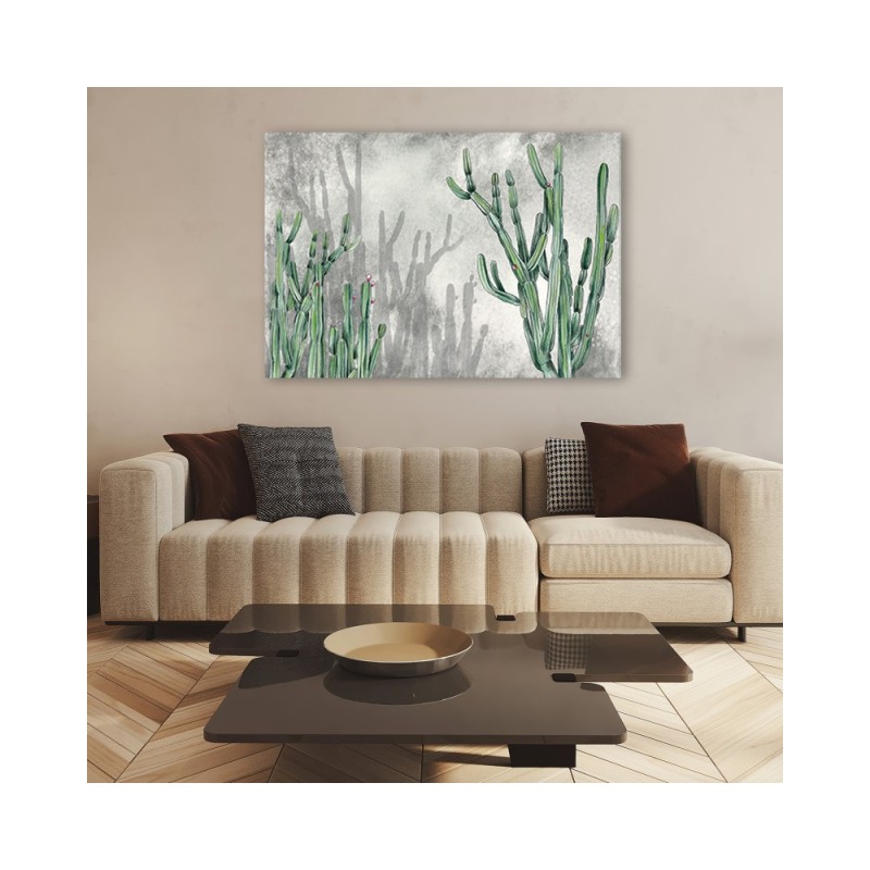 Leinwandbild modern - Großer Wüstenkaktus | Feeby