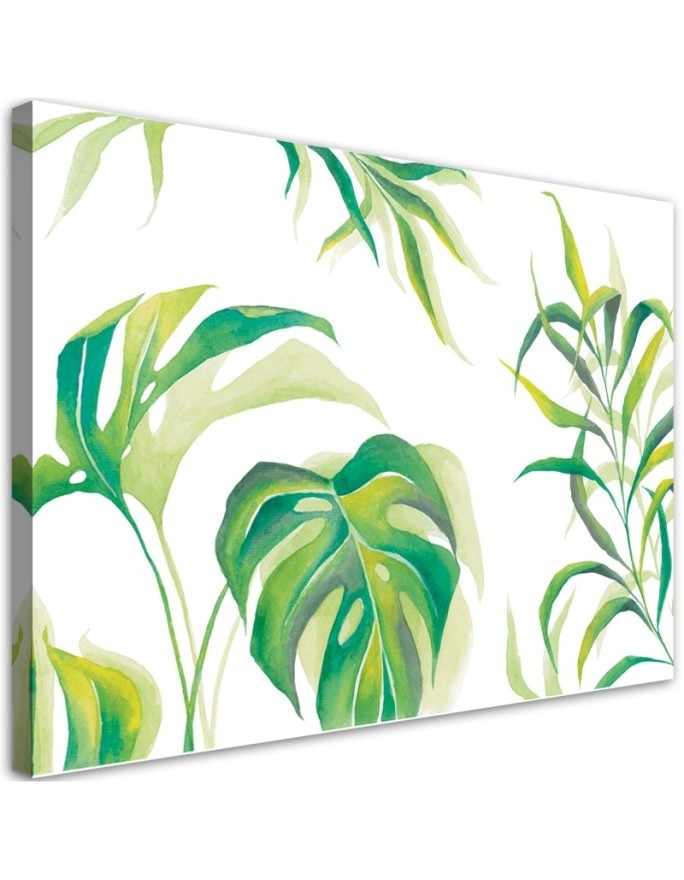 Leinwandbild modern - Monster's Blätter | Feeby