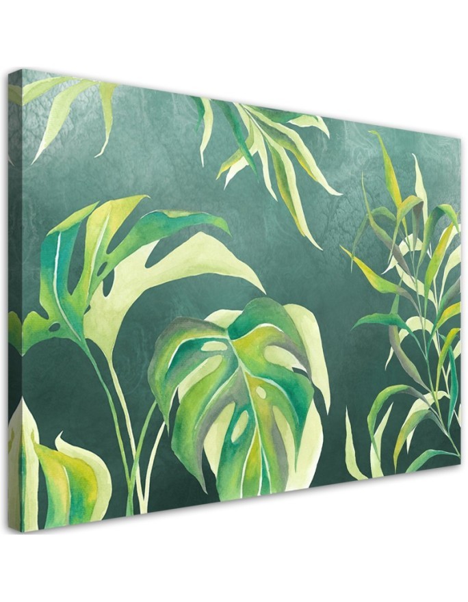 Leinwandbild - Monster's Blätter | Feeby